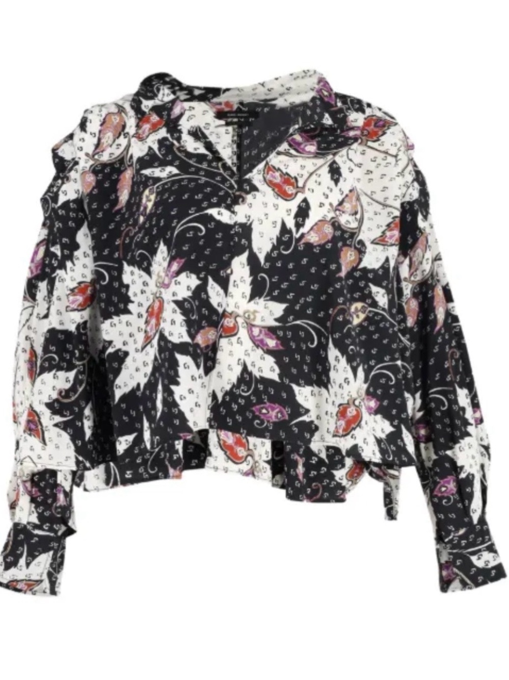 Isabel Marant Floral Silk Blouse